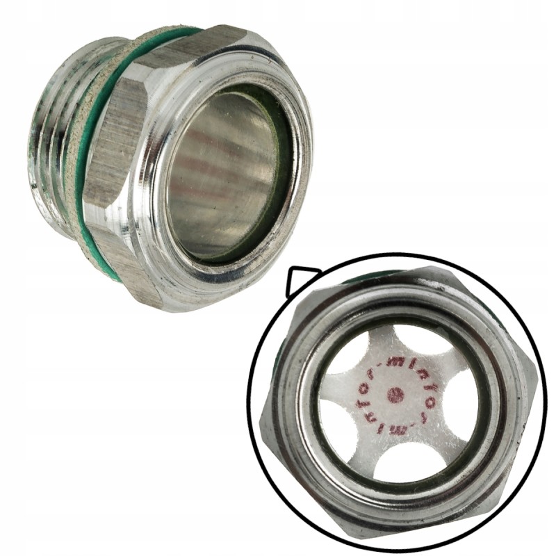 Oil level sight glass m20x1 5 metal