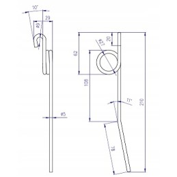 John Deere Straw Pickup Finger