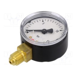 1 pcs x PNEUMAT-107 - Manometer, 0÷16bar, 50mm, non-aggressive liquids,inert gases