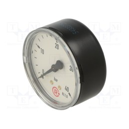 1 pcs x PNEUMAT-220 - Manometer, 0÷40bar, 63mm, non-aggressive liquids,inert gases