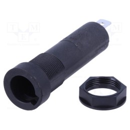 1 pcs x LITTELFUSE - 80000000105 - Fuse holder, cylindrical fuses, 6.3x32mm, 10A, 500V, on panel