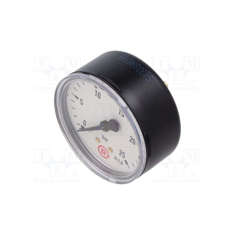 1 pcs x PNEUMAT-219 - Manometer, 0÷25bar, 63mm, non-aggressive liquids,inert gases