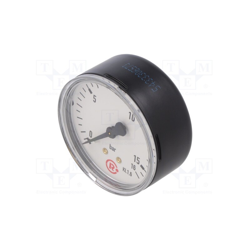 1 pcs x PNEUMAT-218 - Manometer, 0÷16bar, 63mm, non-aggressive liquids,inert gases