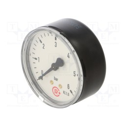 1 pcs x PNEUMAT-216 - Manometer, 0÷6bar, 63mm, non-aggressive liquids,inert gases