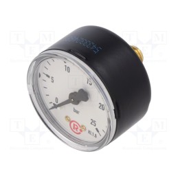 1 pcs x PNEUMAT-208 - Manometer, 0÷25bar, 50mm, non-aggressive liquids,inert gases