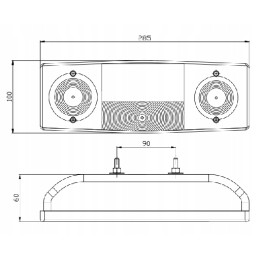 Rear left combination lamp 549l ursus c 360