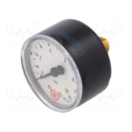 1 pcs x PNEUMAT-206 - Manometer, 0÷10bar, 50mm, non-aggressive liquids,inert gases