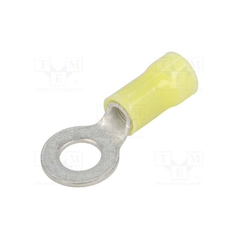 5 pcs x TE Connectivity - 165035 - Tip: ring, M6, Ø: 6.35mm, 3÷6mm2, crimped, for cable, insulated