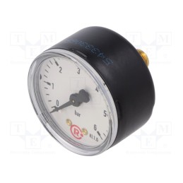 1 pcs x PNEUMAT-205 - Manometer, 0÷6bar, 50mm, non-aggressive liquids,inert gases