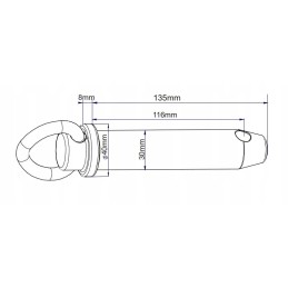Mf3 Morga hitch fork pin