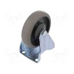 1 pcs x RADER - TPE-WTE 125K1 - Transport wheel, Ø: 125mm, W: 32mm, H: 156mm, rigid, 150kg, WTE