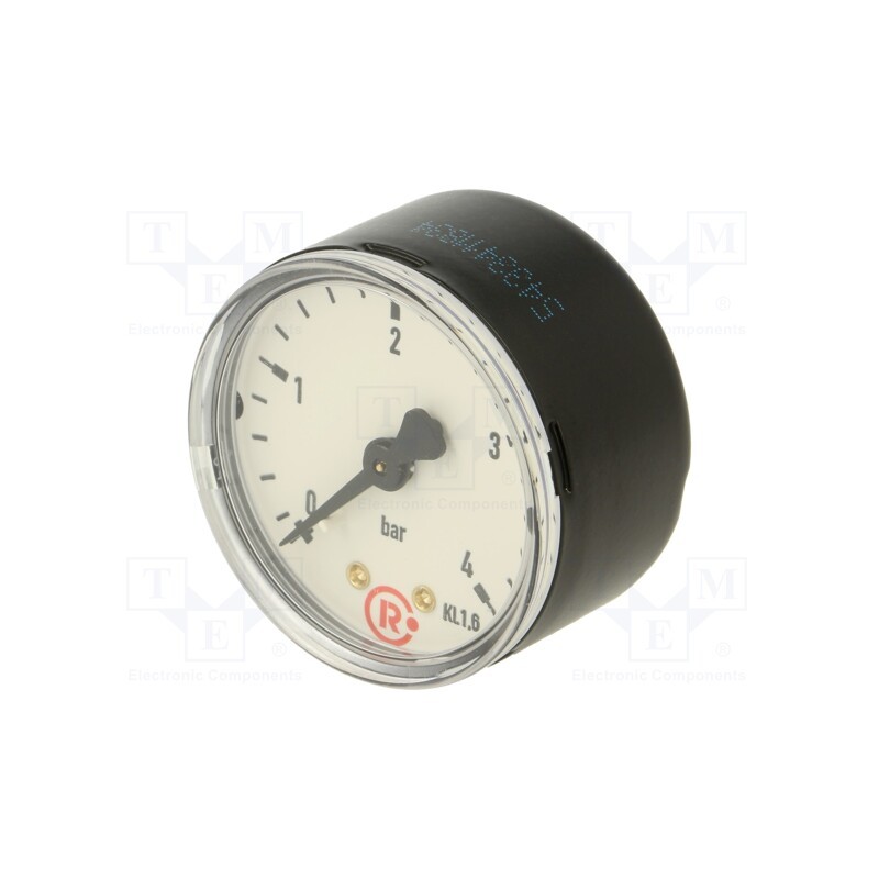 1 pcs x PNEUMAT-204 - Manometer, 0÷4bar, 50mm, non-aggressive liquids,inert gases