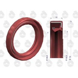 Crankshaft sealing ring c 385 original