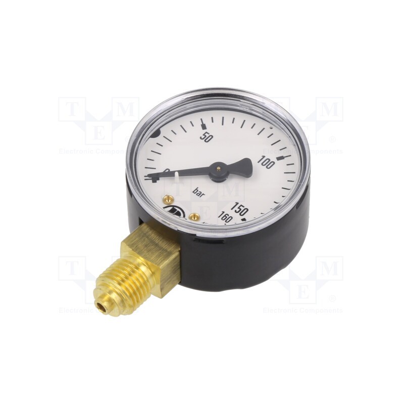1 pcs x PNEUMAT-110/2 - Manometer, 0÷160bar, 50mm, non-aggressive liquids,inert gases