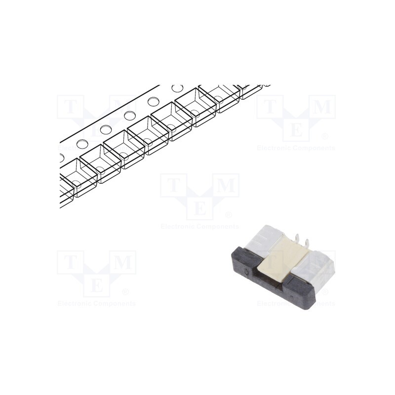 5 pcs x CONNFLY - DS1020-08-4VBT11-R - Connector: FFC/FPC, vertical, PIN: 4, ZIF, SMT, 500mA, tinned, 30mΩ