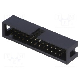 5 pcs x Amphenol Communications Solutions - T821126A1S100CEU - Socket, IDC, male, PIN: 26, straight, THT, gold-plated, 2.54mm, b