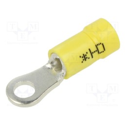 5 pcs x PANDUIT - PV12-8HDR-L - Tip: ring, Ø: 4mm, 1.3÷6mm2, crimped, for cable, insulated, tinned