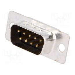 5 pcs x MH CONNECTORS - MHDB9SP - D-Sub, PIN: 9, plug, male, for cable, soldering