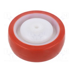 1 pcs x RADER - POPUB 100/8K1 - Transport wheel, Ø: 100mm, W: 36mm, 200kg, polyurethane, POPUB