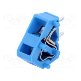 5 pcs x WAGO - 236-744 - PCB terminal block, angled 45°, 5mm, ways: 1, on PCBs, 0.08÷2.5mm2