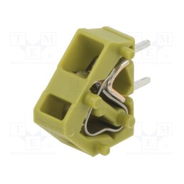 5 pcs x WAGO - 236-747 - PCB terminal block, angled 45°, 5mm, ways: 1, on PCBs, 0.08÷2.5mm2