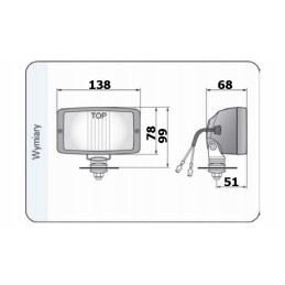 Work lamp headlight with bulb adjustment h3