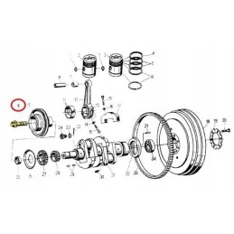 Crankshaft gear c 330 50002430