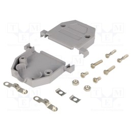 5 pcs x CONNFLY - DS1045-25AP1S1 - Enclosure: for D-Sub connectors, D-Sub 25pin,D-Sub HD 44pin