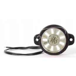 Round small white LED lamp, white light mo