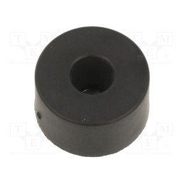 1 pcs x ELESA+GANTER - GN 438-32-18-5-B-70 - Washer, Base dia: 32mm, zinc plated steel, H: 18mm, Plating: rubber