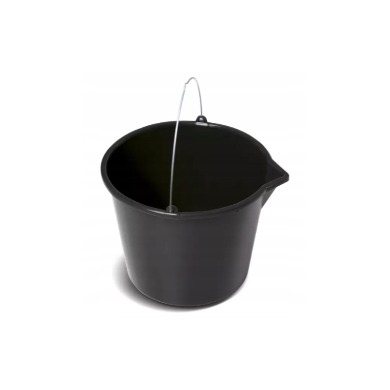 Prosperplast 12l black plastic garden bucket