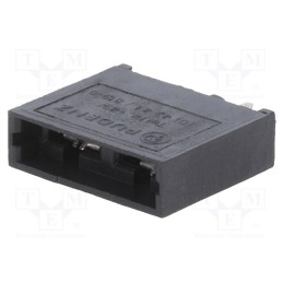 1 pcs x LITTELFUSE - 178.6164.0001 - Fuse holder, 19mm, soldered,spring terminals, max.130°C, UL94V-0