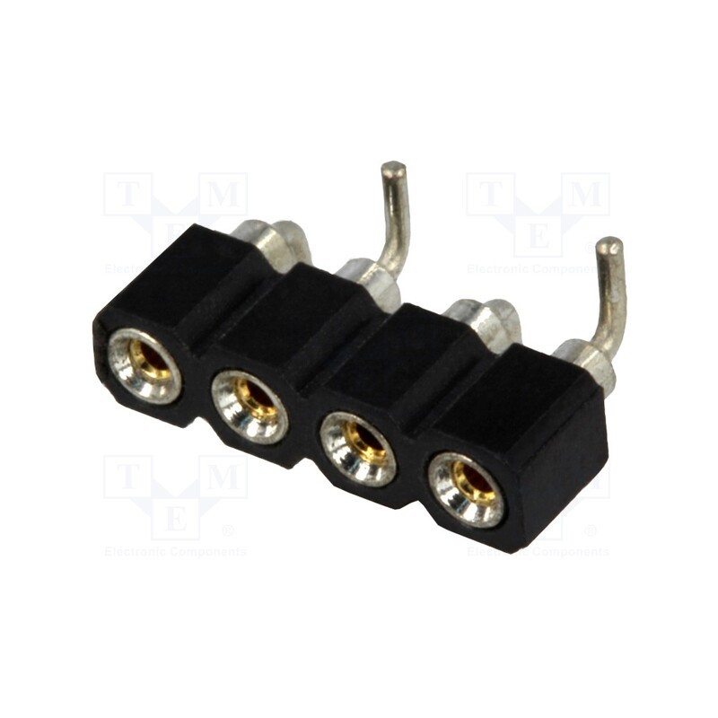 5 pcs x CONNFLY - DS1002-01-1*4S13 - Socket, pin strips, female, PIN: 4, turned contacts, vertical, SMT