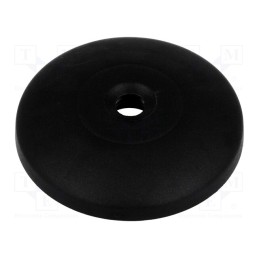 1 pcs x FATH - 098A100K - Foot, Base dia: 99mm, polyamide, H: 18mm, Pivot Feet