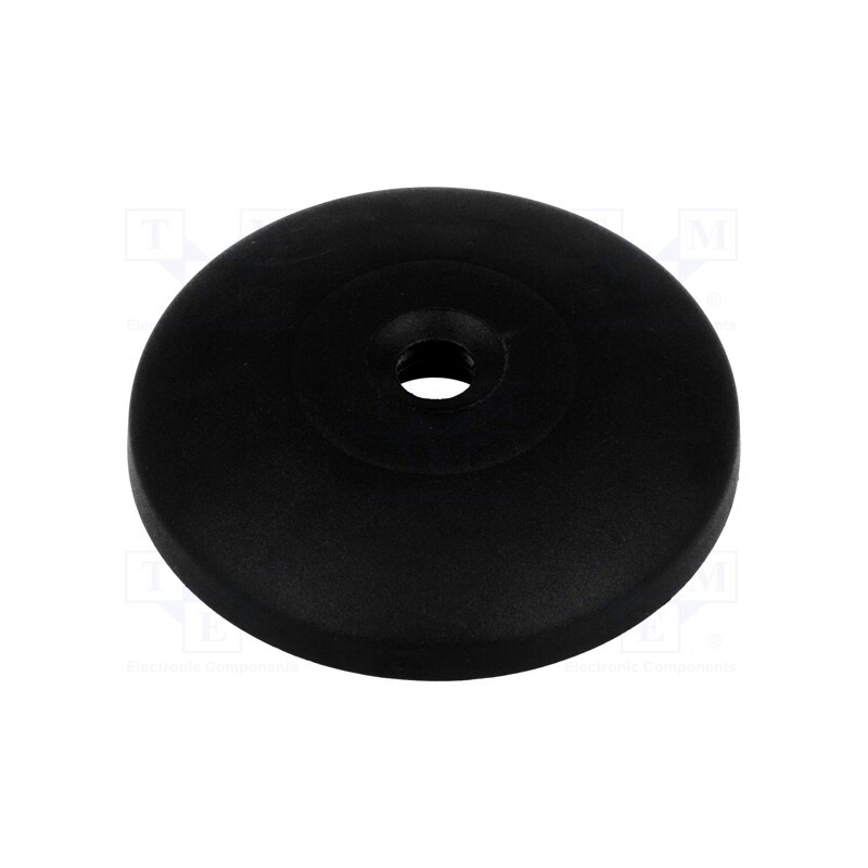 1 pcs x FATH - 098A100K - Foot, Base dia: 99mm, polyamide, H: 18mm, Pivot Feet