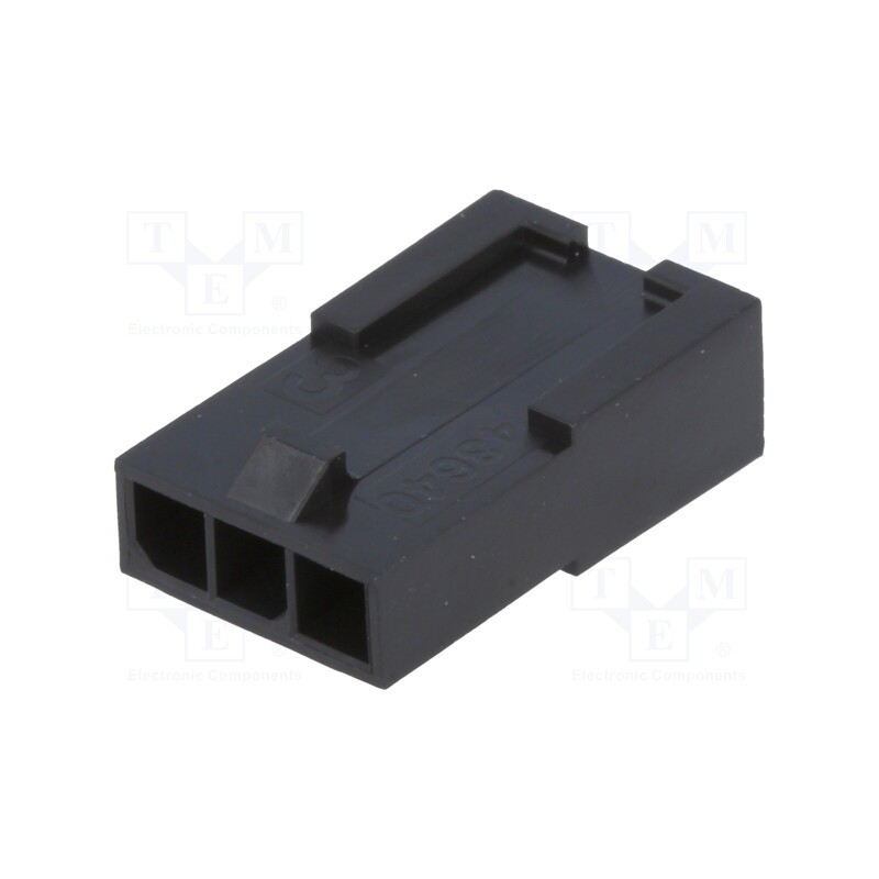 5 pcs x MOLEX - 436400301 - Plug, wire-wire, male, Micro-Fit 3.0, 3mm, PIN: 3, w/o contacts