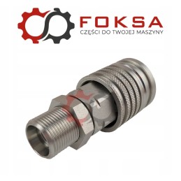 Hydraulic quick connector, euro socket M22 long