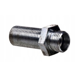 Straight panel connector hydr nipple m18x1 5 12l