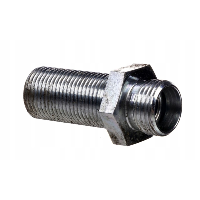 Straight panel connector hydr nipple m18x1 5 12l