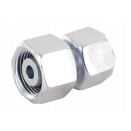 Straight connector with nuts m16x1 5 10l m22x1 5 14s