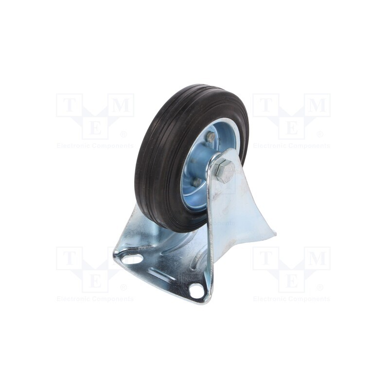 1 pcs x RADER - CTPW-SG 100W - Transport wheel, Ø: 100mm, W: 25mm, H: 128mm, rigid, 70kg, rubber