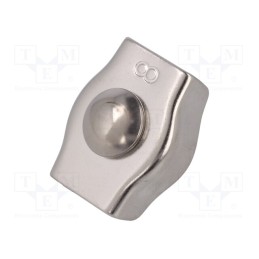 1 pcs x KRAFTBERG - ZLR1-8-A4 - Rope clamp simplex, acid resistant steel A4, for rope