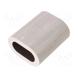 1 pcs x DROMET - ZLA20 - Ferrule, aluminium, for rope, Ørope: 20mm