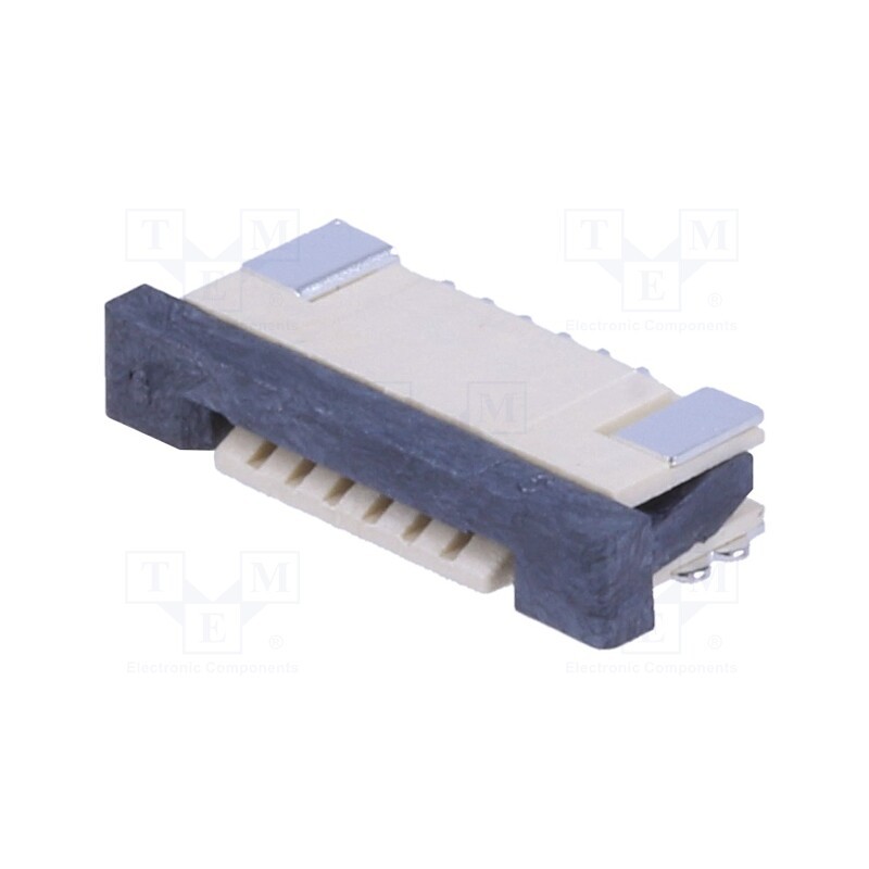 5 pcs x CONNFLY - DS1020-07-6VBT1A-R - Connector: FFC/FPC, horizontal, PIN: 6, ZIF, SMT, tinned, 30mΩ, 1mm
