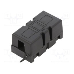 1 pcs x LITTELFUSE - 04980900ZXT - Fuse holder, 40mm, 200A, on cable, Leads: screw M5, black, 58VDC
