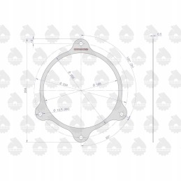 Lock cover gasket c 360 original ursus