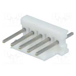 5 pcs x TE Connectivity - 640456-5 - Socket, wire-board, male, PIN: 5, 2.54mm, THT, MTA-100, tinned