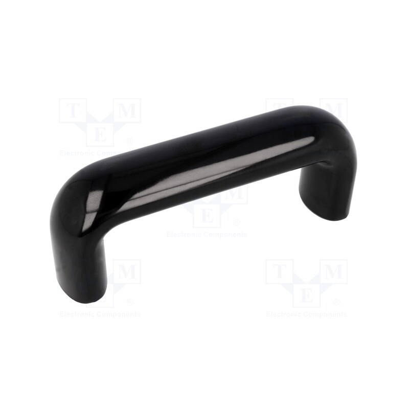 1 pcs x ELESA+GANTER - 36601 - Handle, duroplast, black, H: 54mm, L: 138mm, W: 30mm, Thread: M8