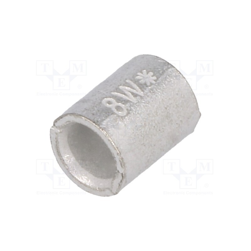 5 pcs x TE Connectivity - 34318 - Tip: butt splice, 8mm2, tinned, crimped