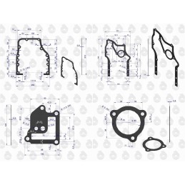 Engine gasket set C 330 original Ursus